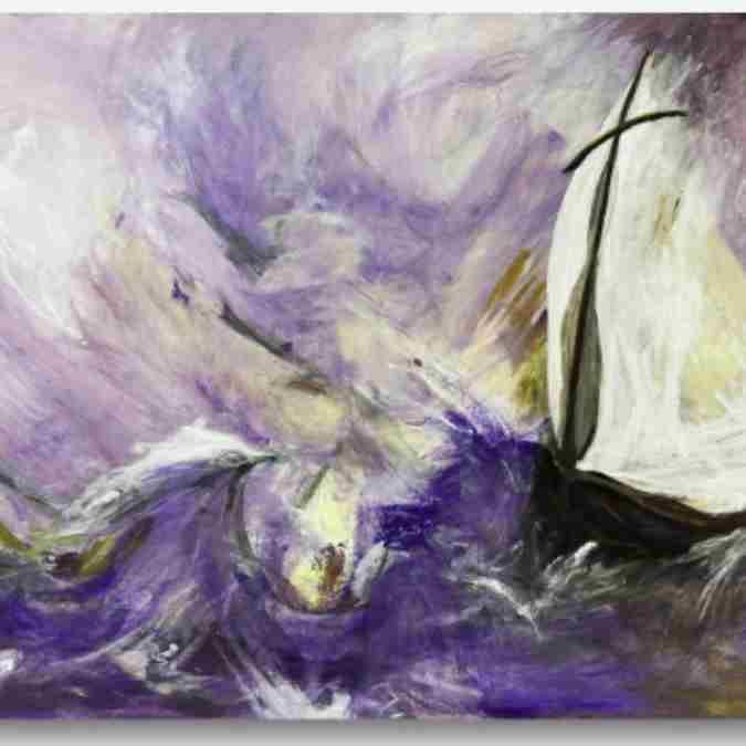 Inauguración de exposición de pintura de Leticia Cudós