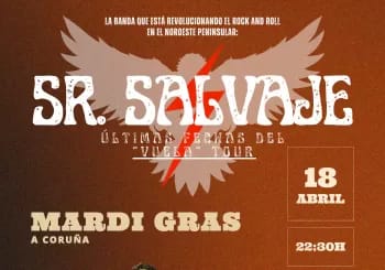 SR. SALVAJE // SALA MARDI GRAS (CORUÑA) // GIRA VUELA en A Coruña