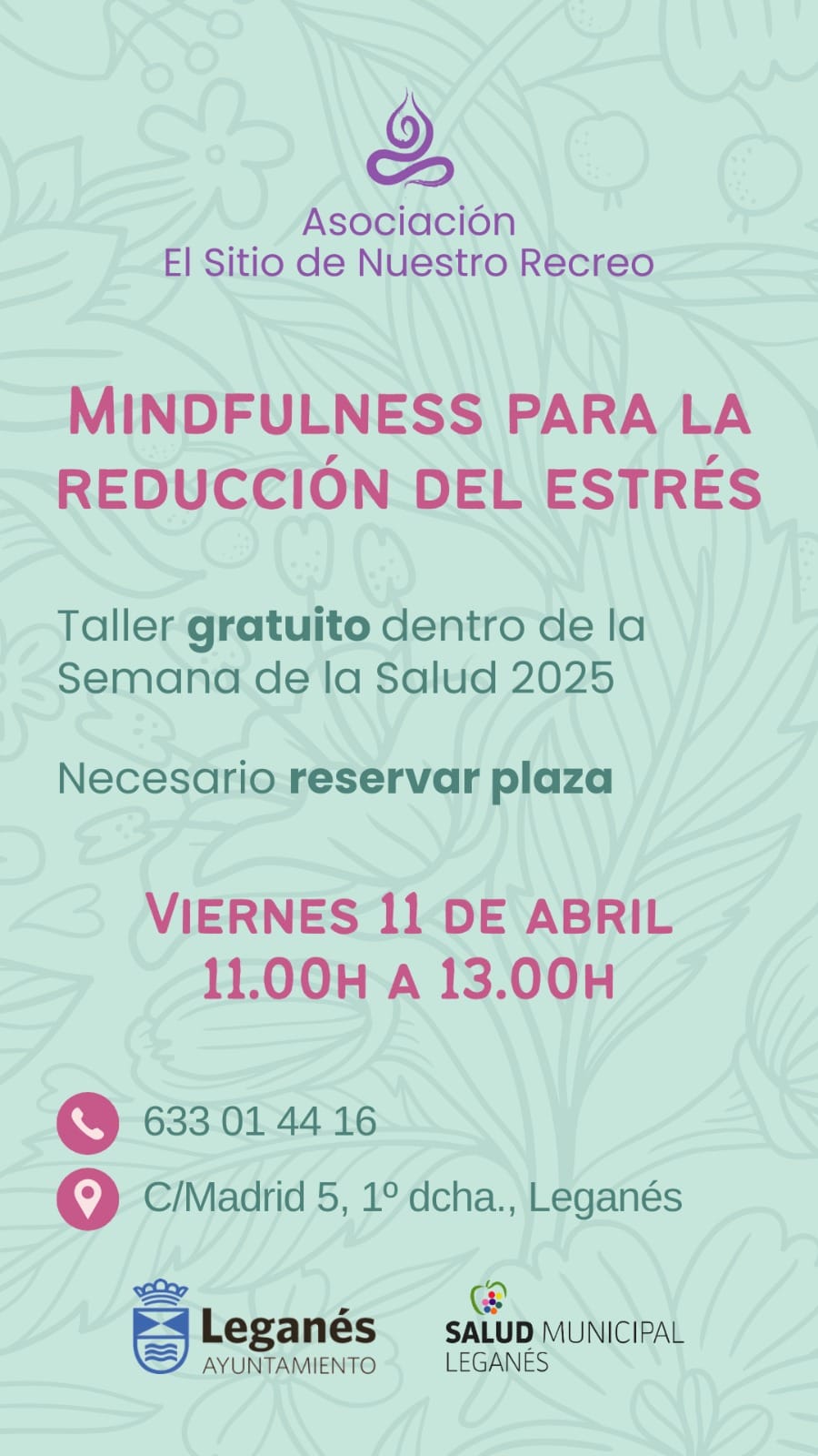 Taller de Mindfulness para la Reducción del Estrés