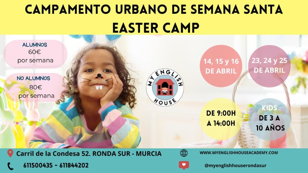 Easter Camp: Inglés Vivencial en My English House