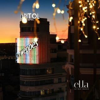 Merienda: chocolate con churros en la terraza