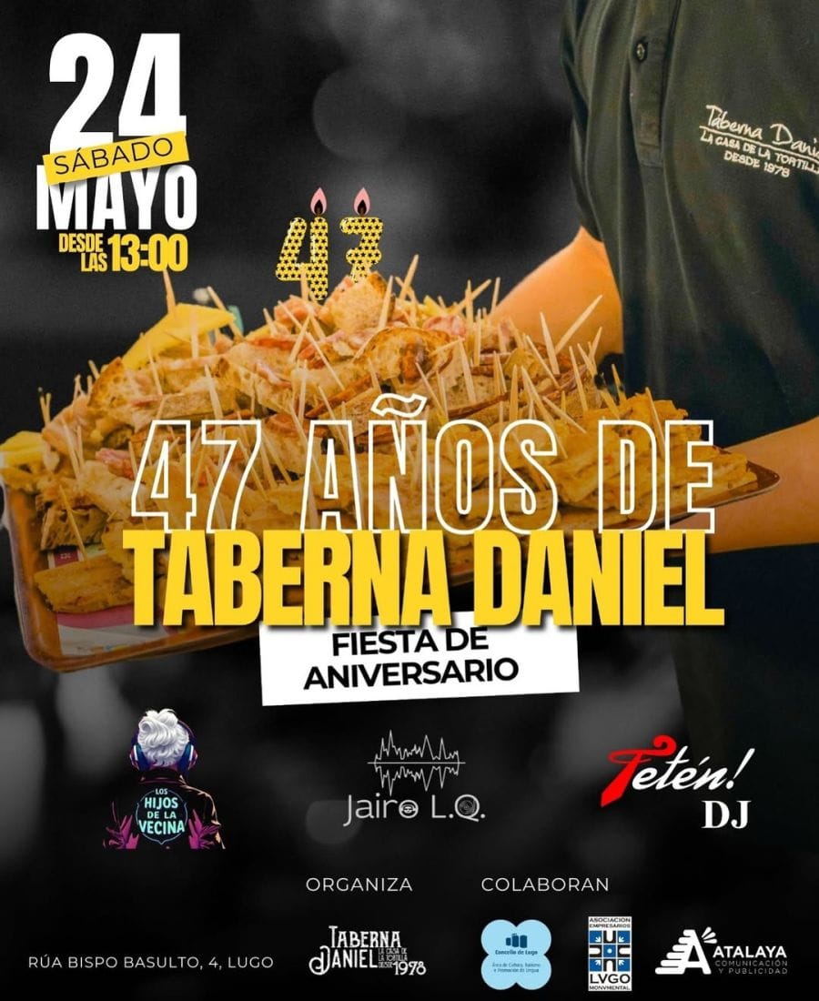 Taberna Daniel | 47 AÑOS DE SABOR Y BUEN ROLLO