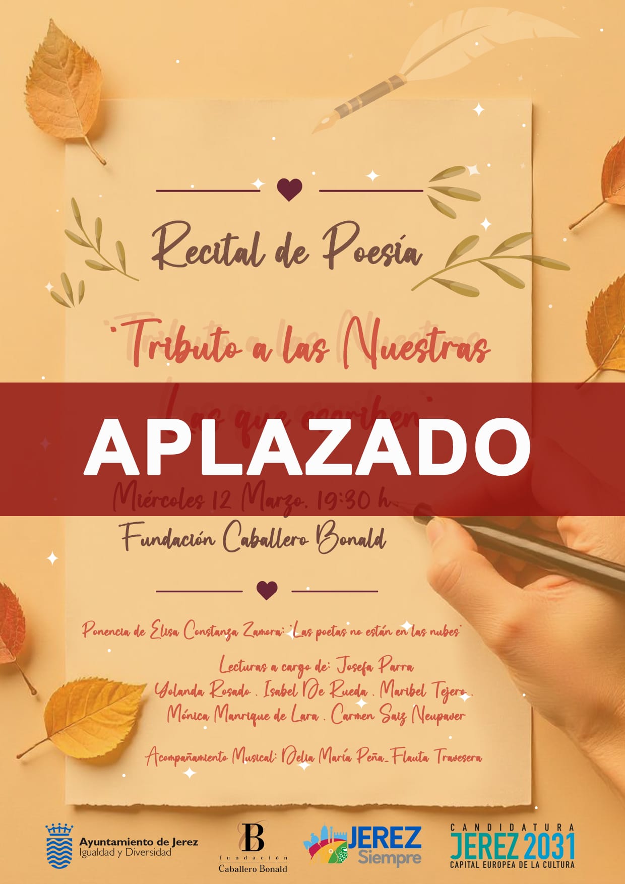 Recital de Poesía Tributo a las Nuestras. Las que escriben