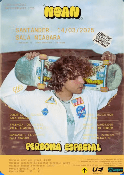 Noan presenta su primer disco, "Persona espacial"