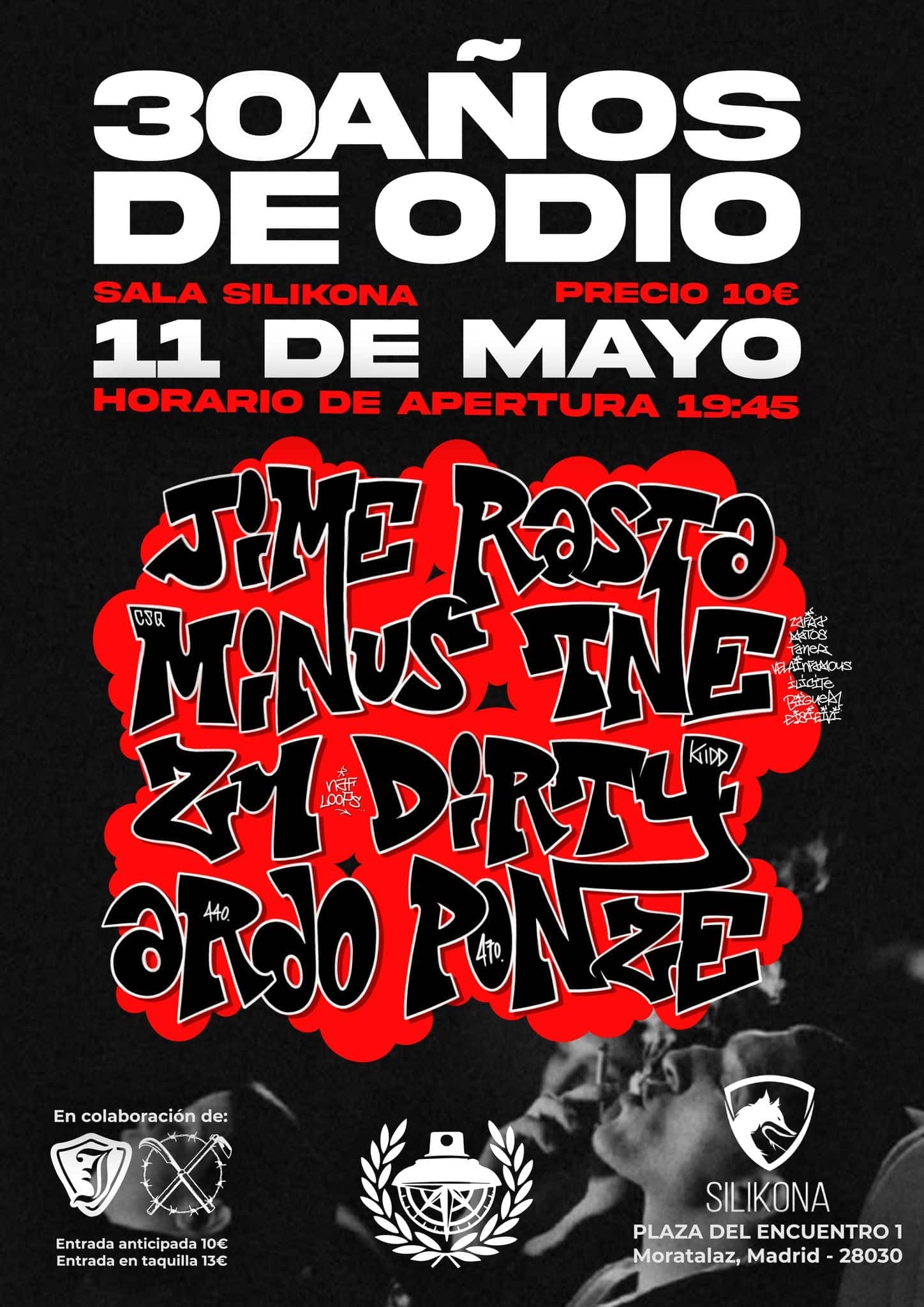 SINNERS CLOTHING: JIME + RASTA + MINUS + TNE + ARDO + PONZE