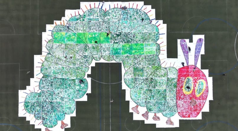 Pintando La Oruga Glotona