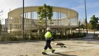 Estreno de la plaza central del parque de Glòries