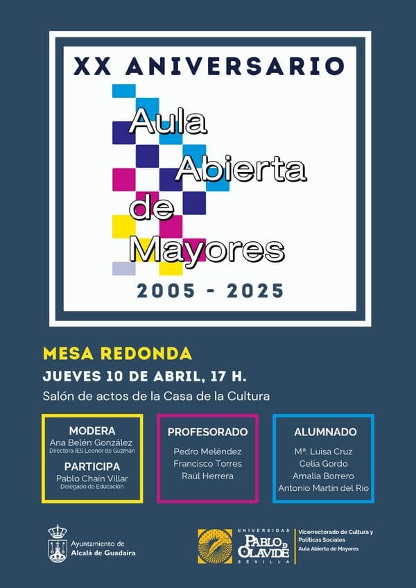XX Aniversario del Aula Abierta de Mayores