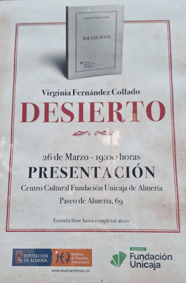 Presentación "Desierto" de Virginia Fernández Collado