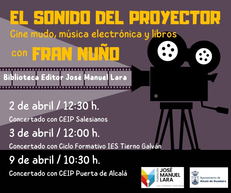 El sonido del proyector: Cine mudo, música electrónica y libros