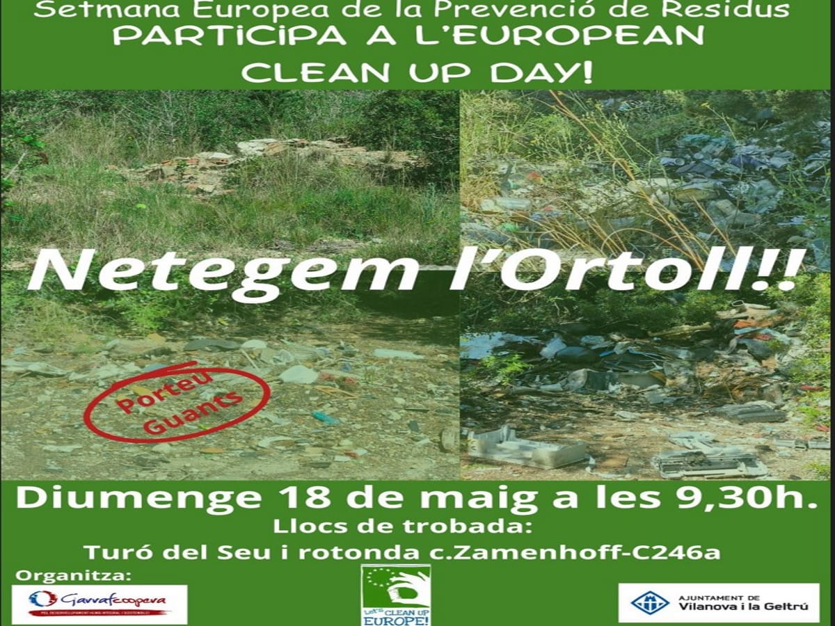 Setmana Europea de la Prevenció de Residus - Jornada de neteja de l'Ortoll