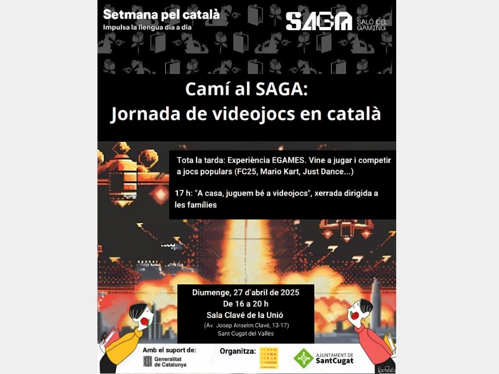 Camí al SAGA. Jornada de videojocs en català