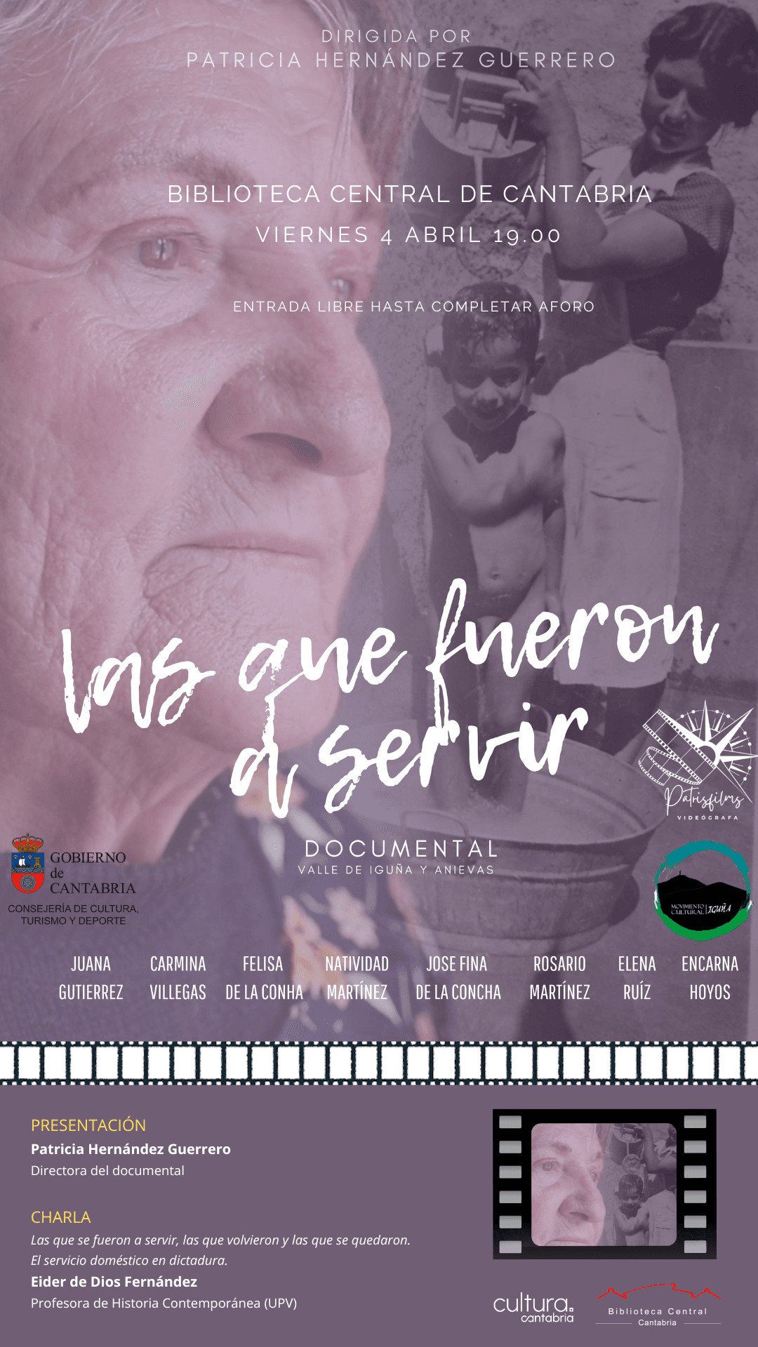 Proyección y coloquio sobre el documental "Las que fueron a servir"