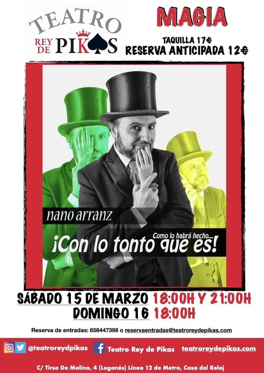 NANO ARRANZ Magia y humor en Madrid