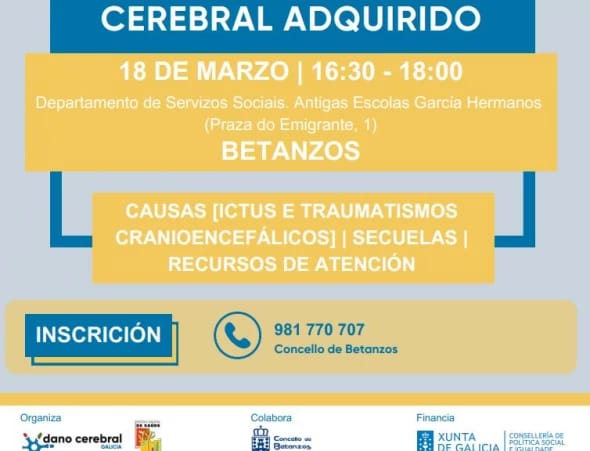 Charla de ‘Aproximación ao dano cerebral adquirido’
