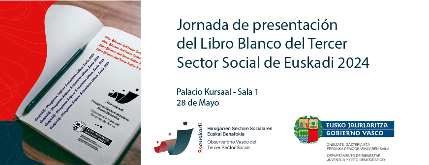Jornada de Presentación del Libro Blanco del Tercer Sector Social de Euskadi 2024