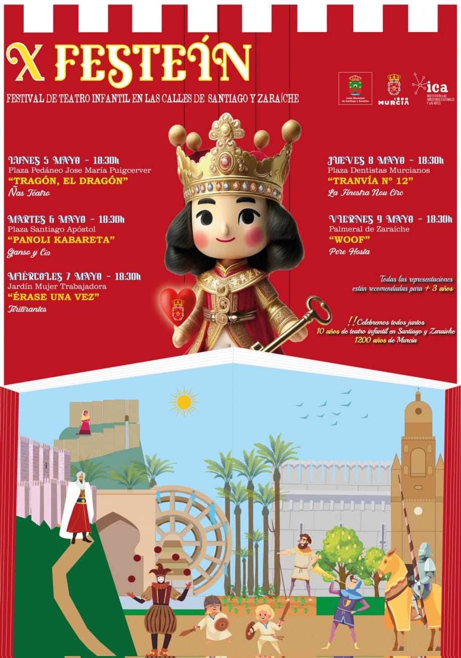 Festival de Teatro Infantil FESTEÍN en Santiago y Zaraíche