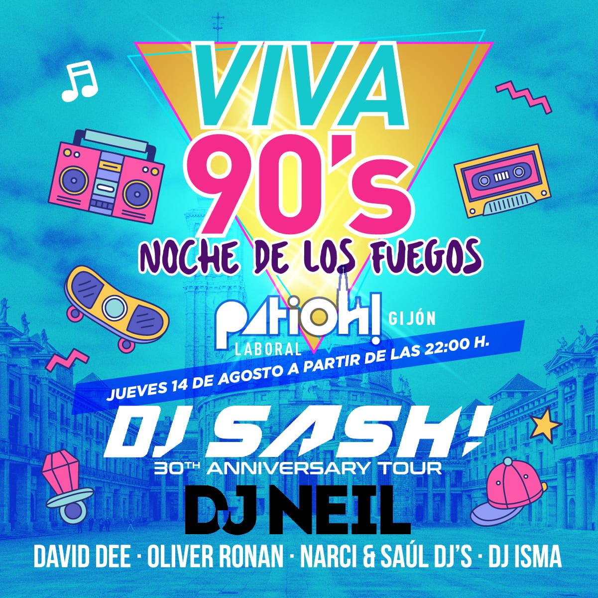 Viva 90's en el Patioh!