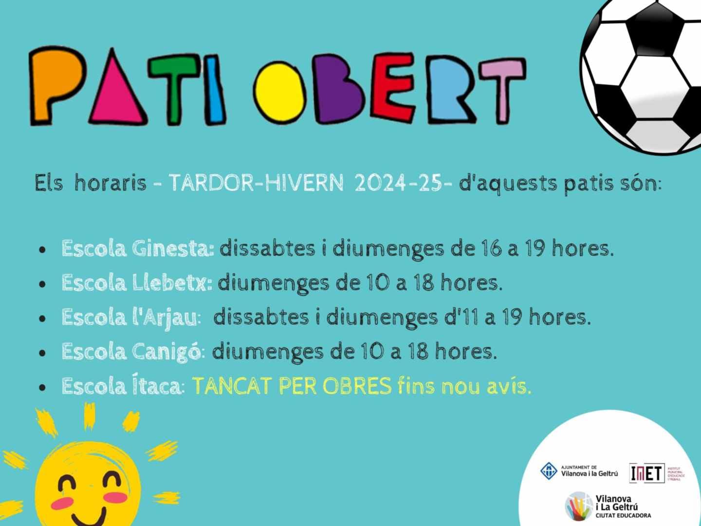 Pati Obert - Escola Canigó