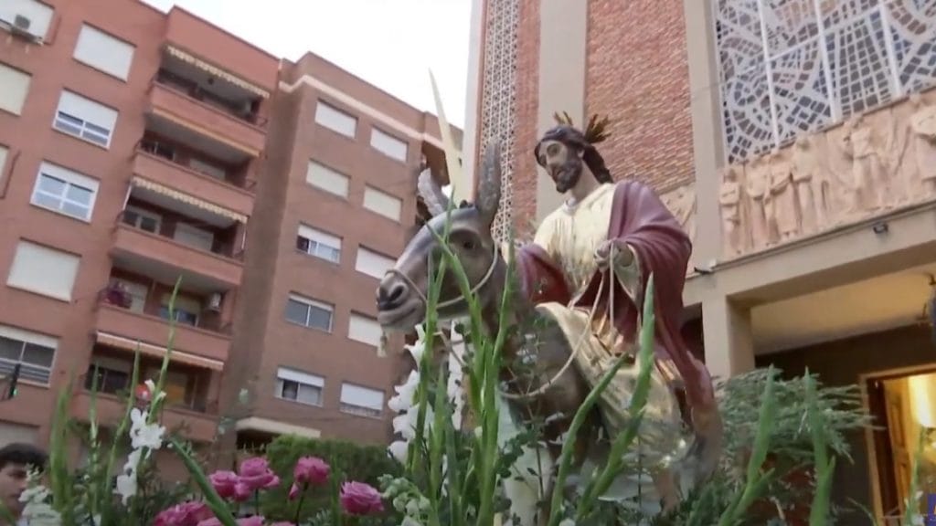 Procesión de la Entrada Triunfal de Jesús en Jerusalén