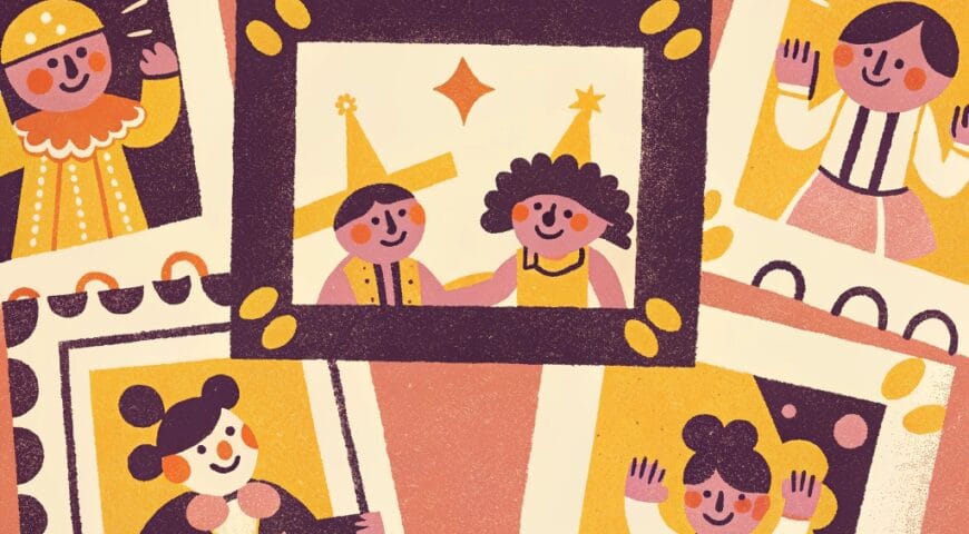 Vacaciones en el circo. Taller. Portarretratos circenses