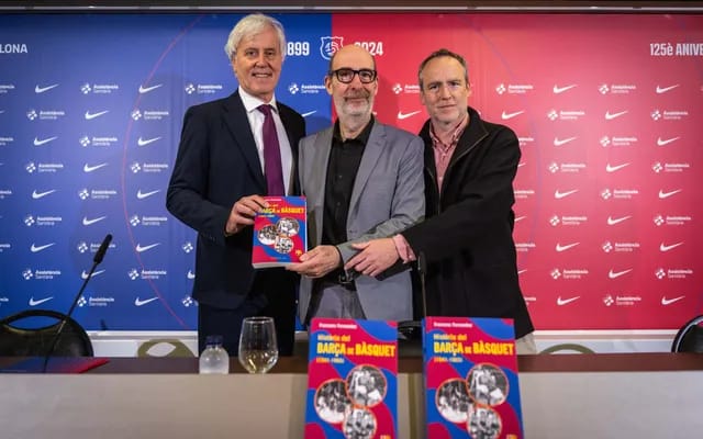 Presentación del segundo volumen de «Història del Barça de Bàsquet» de Francesc Fernández