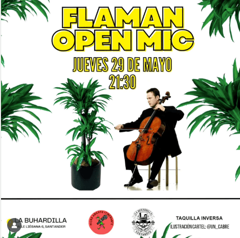 Flaman Open Mic. Club de comedia