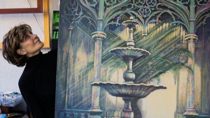 Reconstrucción pictórica del Recreative Garden