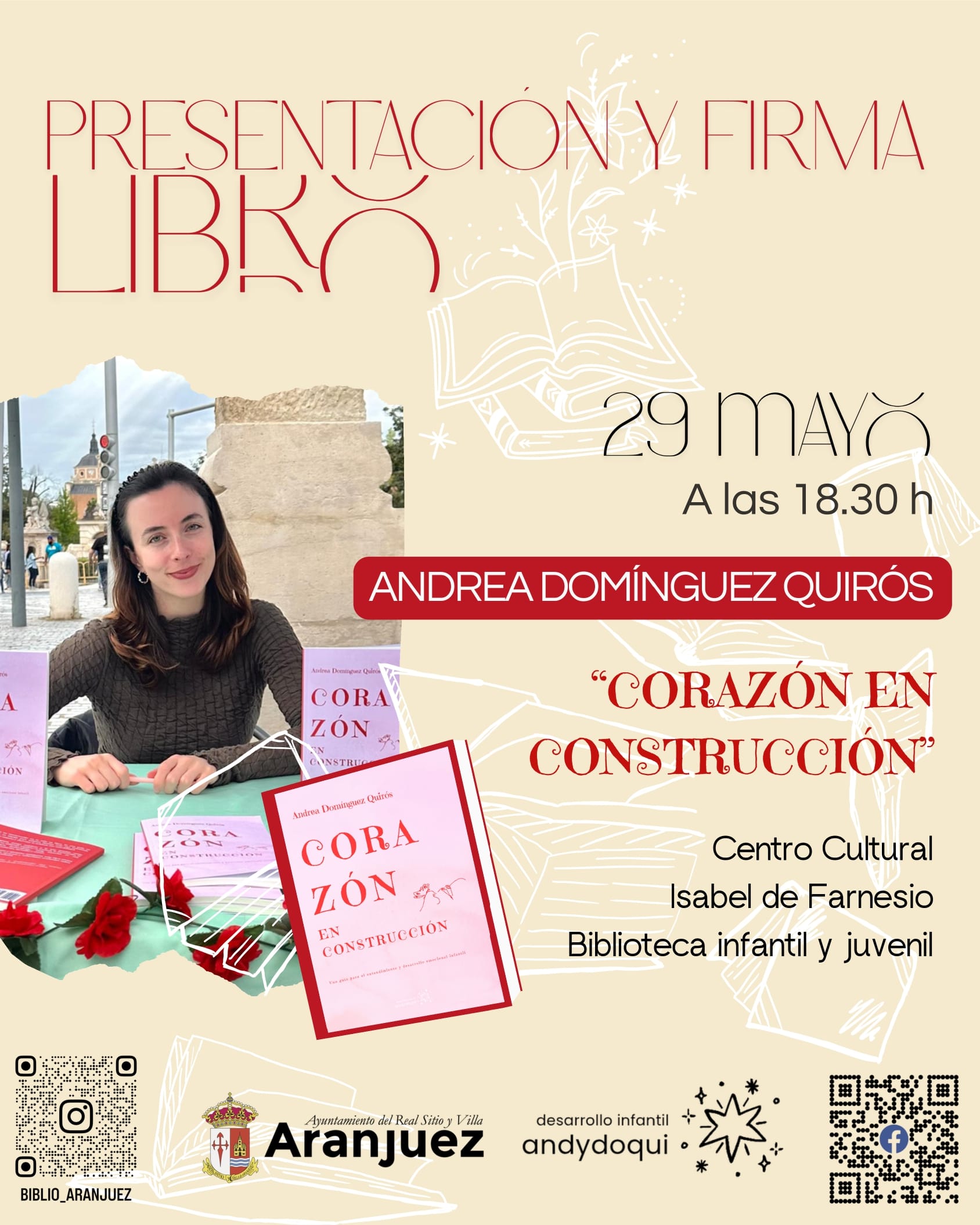 Presentación y Firma de Libro: Corazón en Construcción