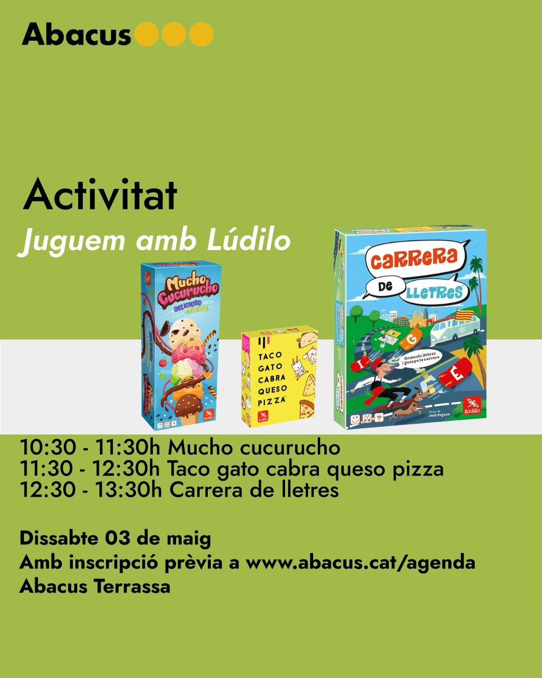 Activitat Juguem amb Lúdilo