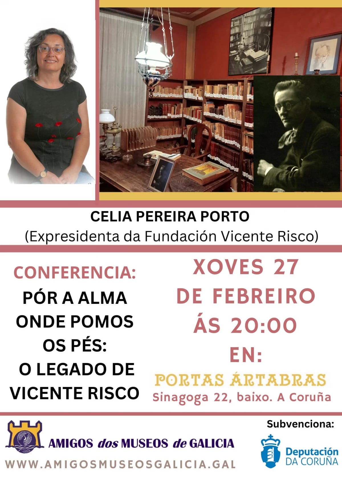 Conferencia "Pór a alma onde pomos os pés: o legado de Vicente Risco"