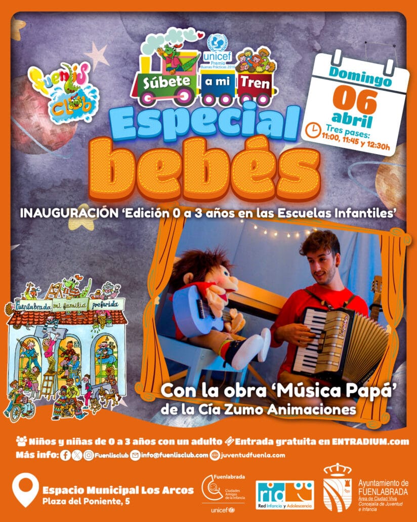Edición especial bebés de Súbete a mi tren: Música Papá