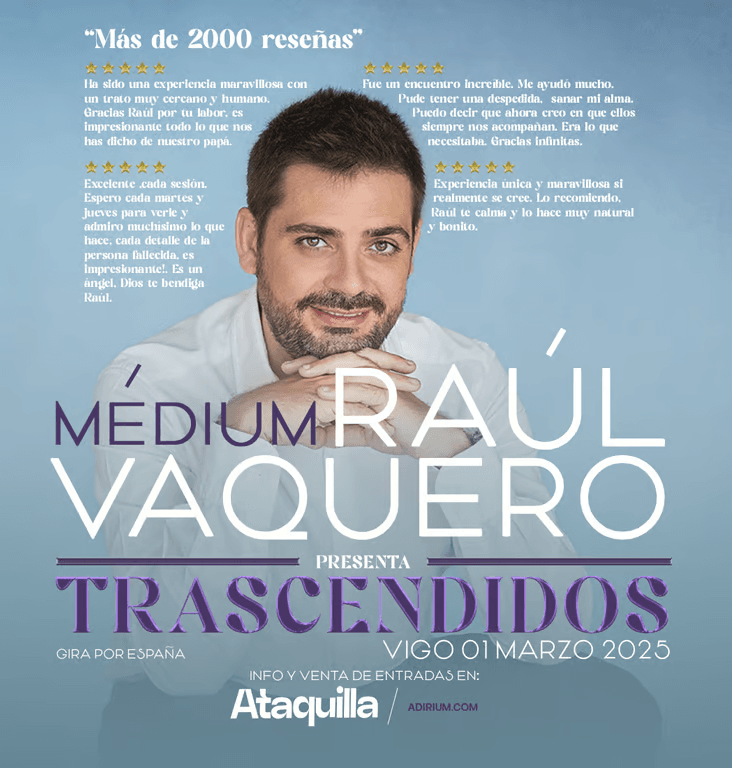 MÉDIUM RAÚL VAQUERO - "TRASCENDIDOS"