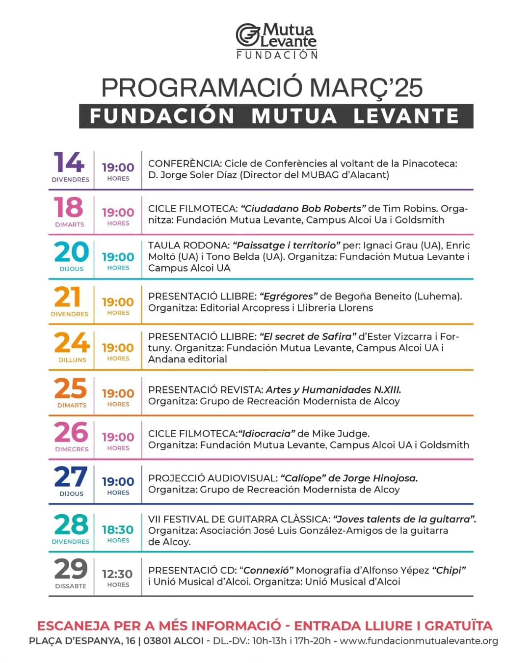 Presentación Revista: «Artes y Humanidades N.XIII.» Grupo de Recreación Modernista de Alcoy