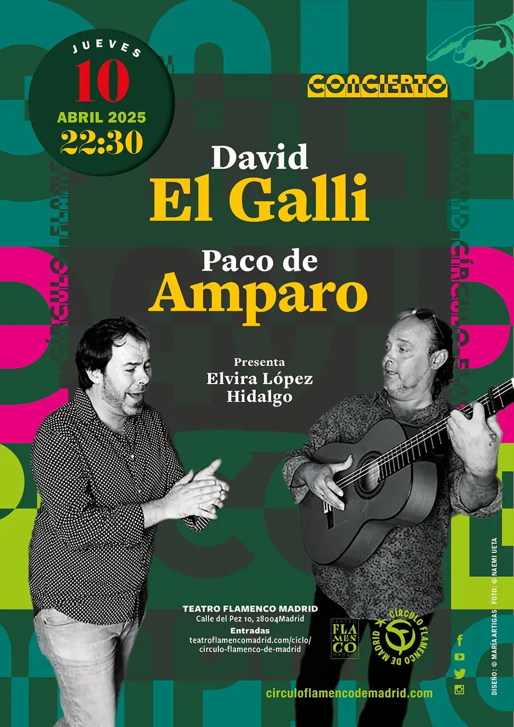 Circulo Flamenco De Madrid: David El Galli Y Paco De Amparo