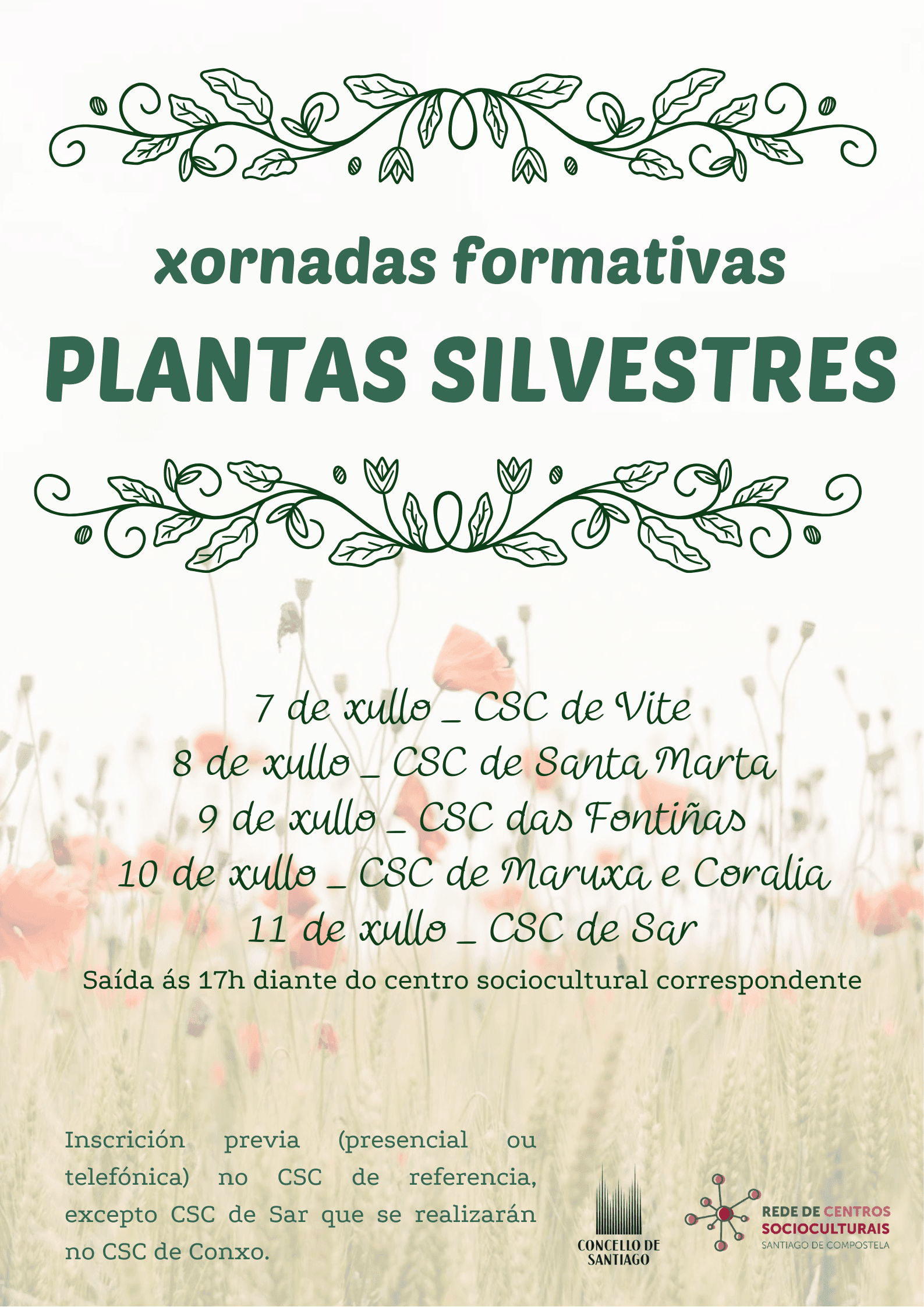 Roteiros para descubrir a flora local