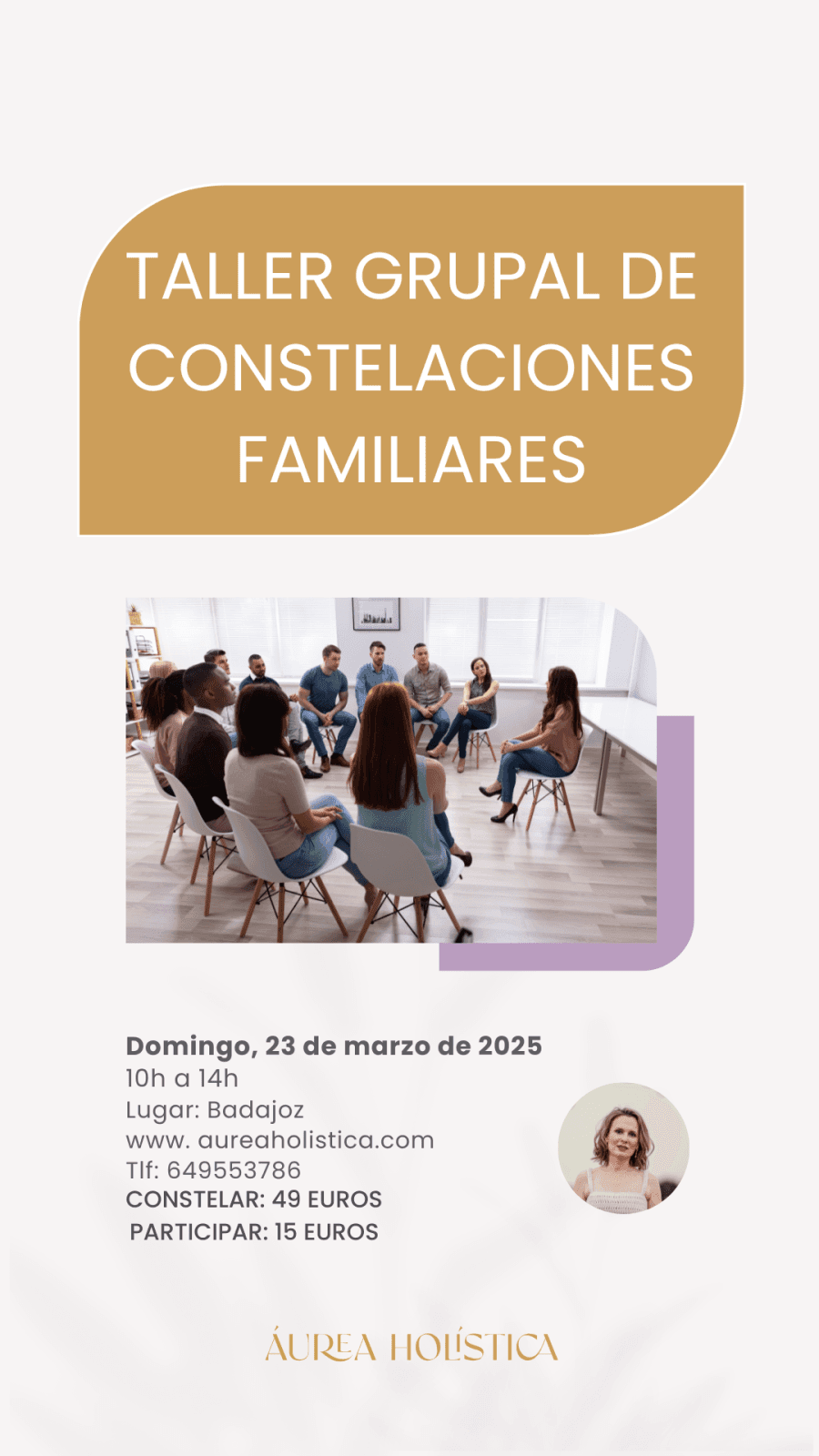 TALLER GRUPAL DE CONSTELACIONES FAMILIARES BADAJOZ