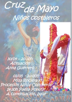 Celebración de la Cruz de Mayo con Festival de cante y baile Flamenco