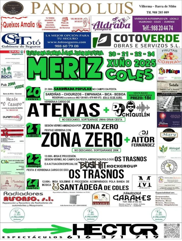 Fiestas de Meriz en honor a San Juan Bautista