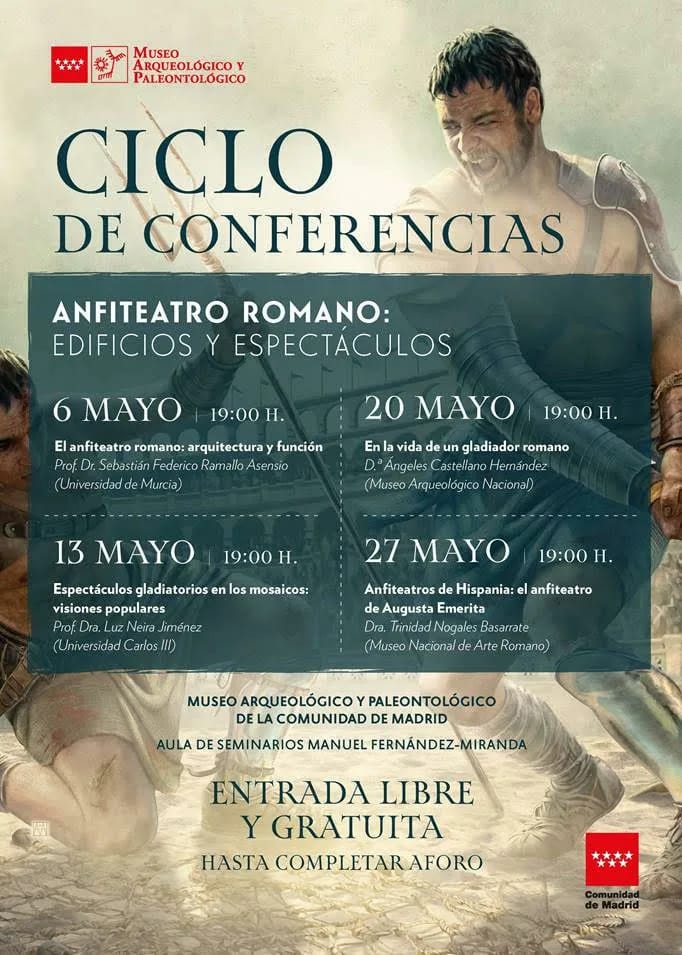 Ciclo de conferencias: Anfiteatro romano: edificios y espectáculos