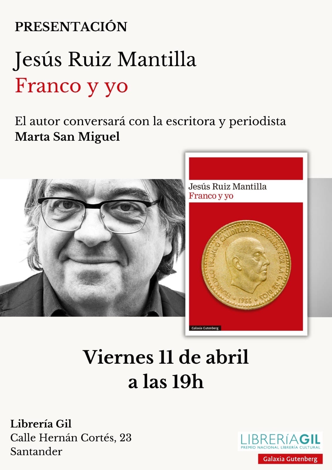 Jesús Ruiz Mantilla presenta su libro "Franco y yo"