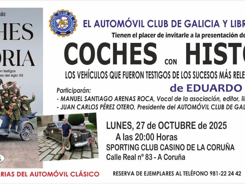 Presentación del libro 'Coches con historia'