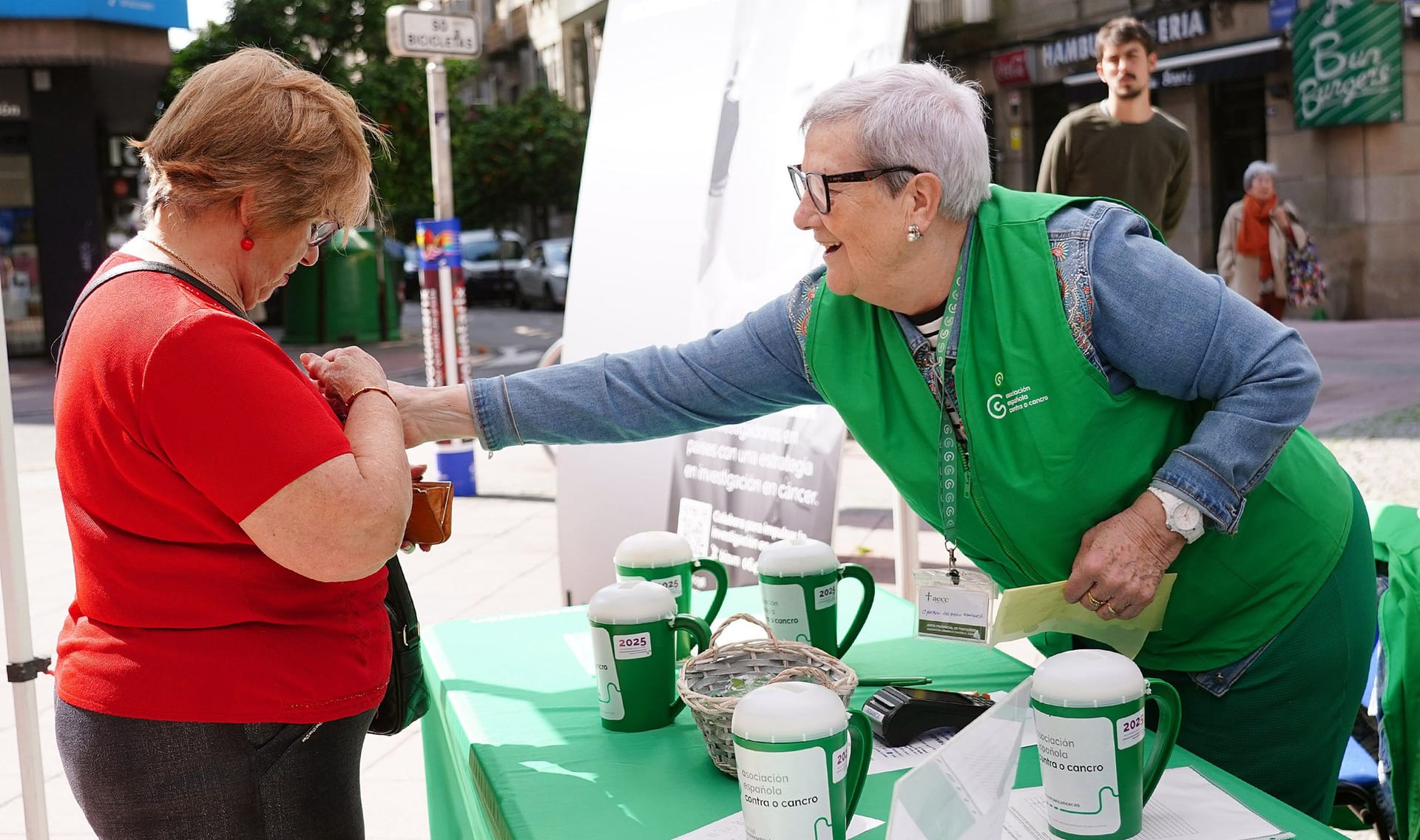 Cuestación de la Asociación Española Contra el Cáncer