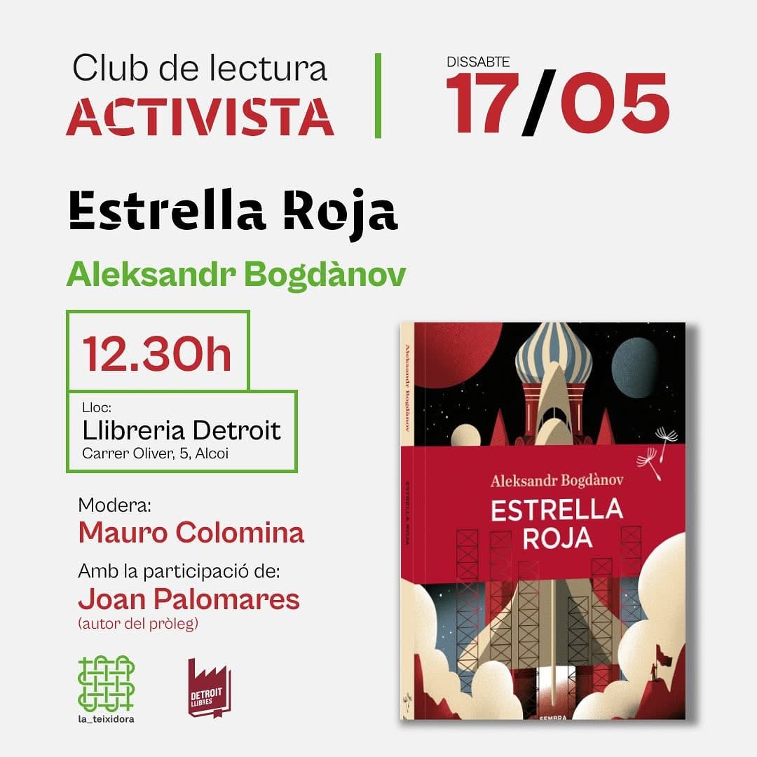 Club de lectura Activista: «Estrella Roja» Aleksandr Bogdànov