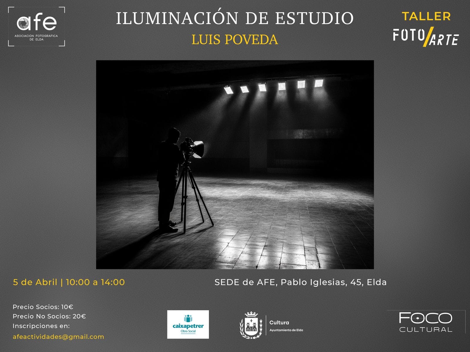 AFE: Taller de “Iluminación de Estudio”