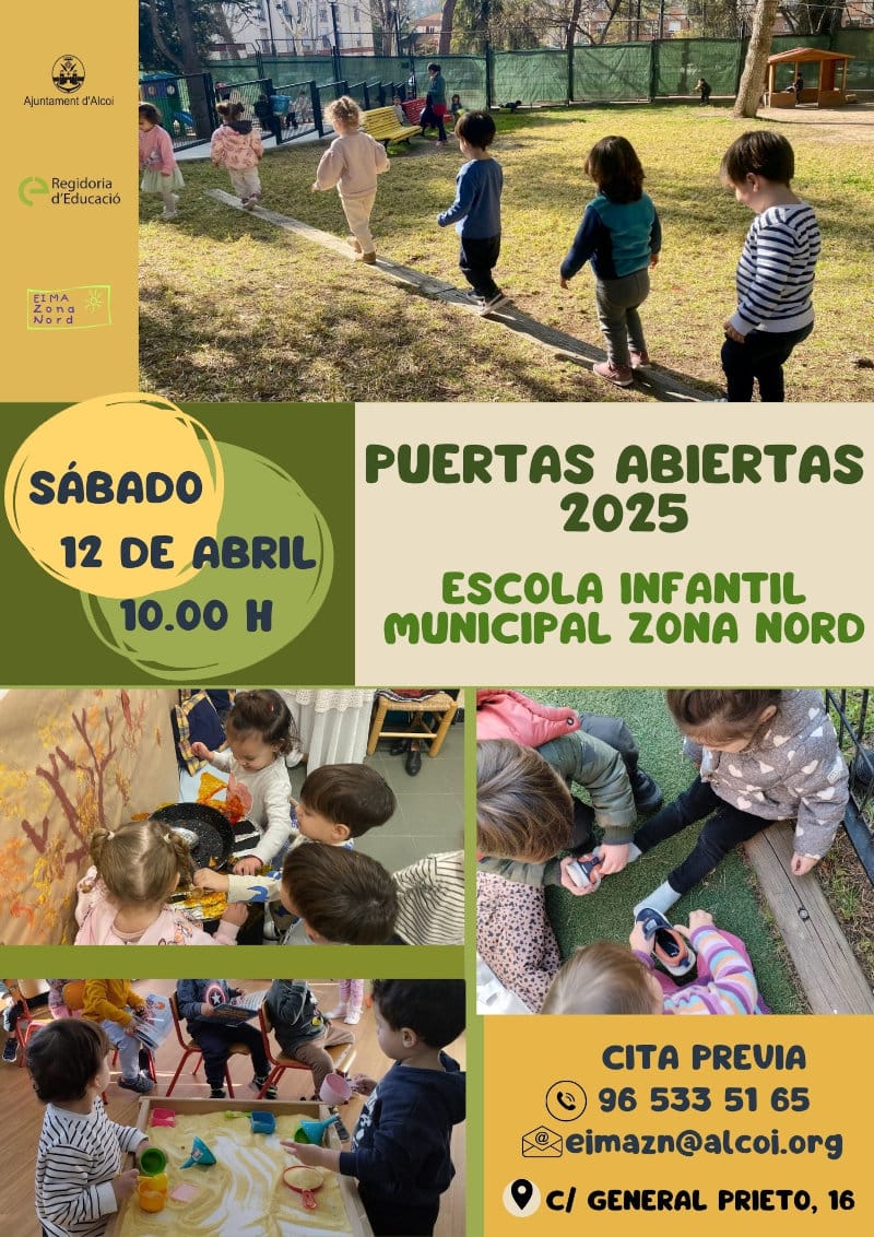 Jornada de puertas abiertas en la Escuela Infantil Municipal Zona Nord
