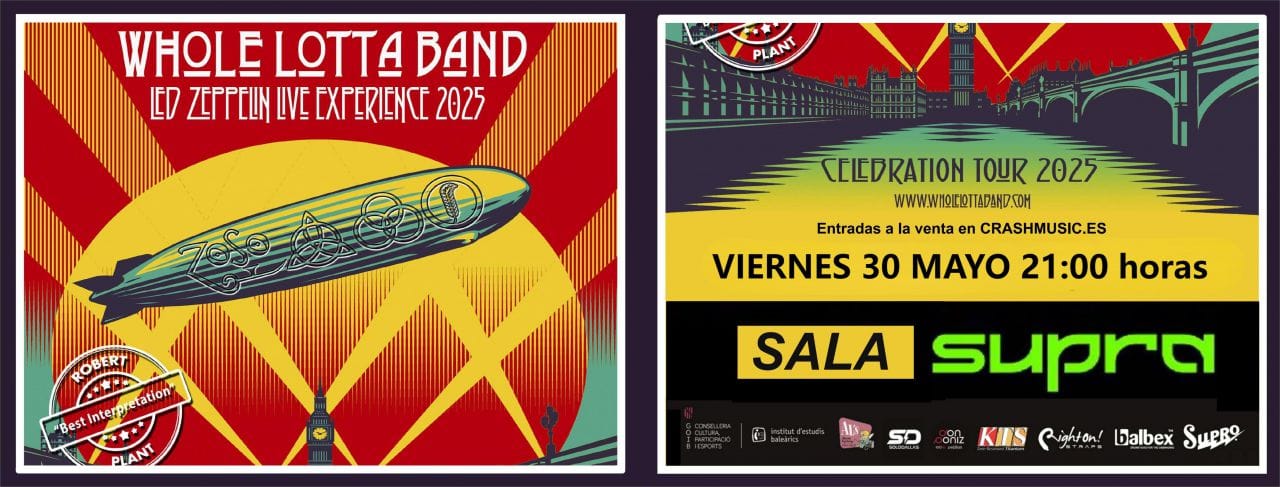 Concierto de Whole Lotta Band (Tributo a Led Zeppelin)