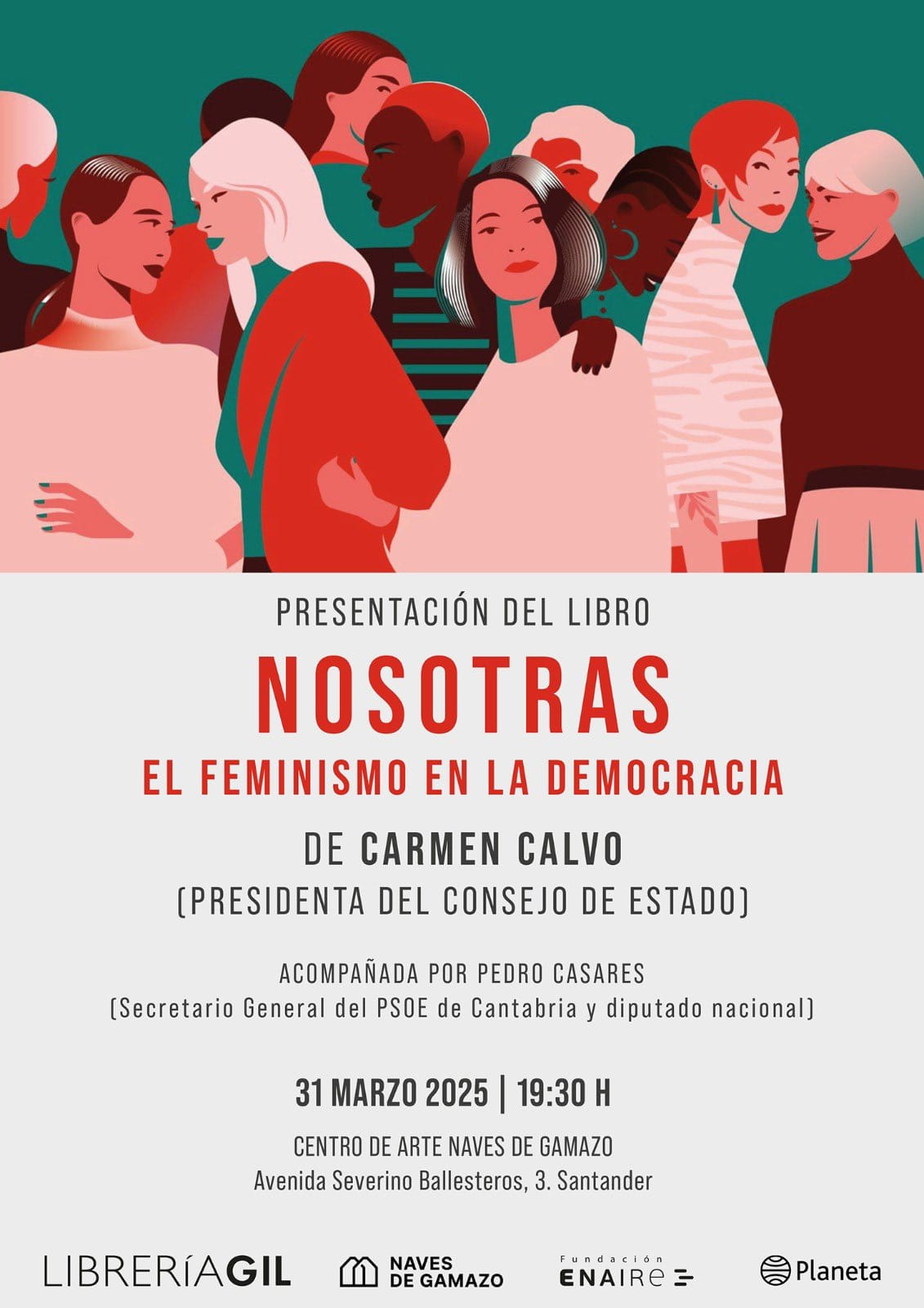 Presentación del libro "Nosotras. El feminismo en la democracia ", de Carmen Calvo