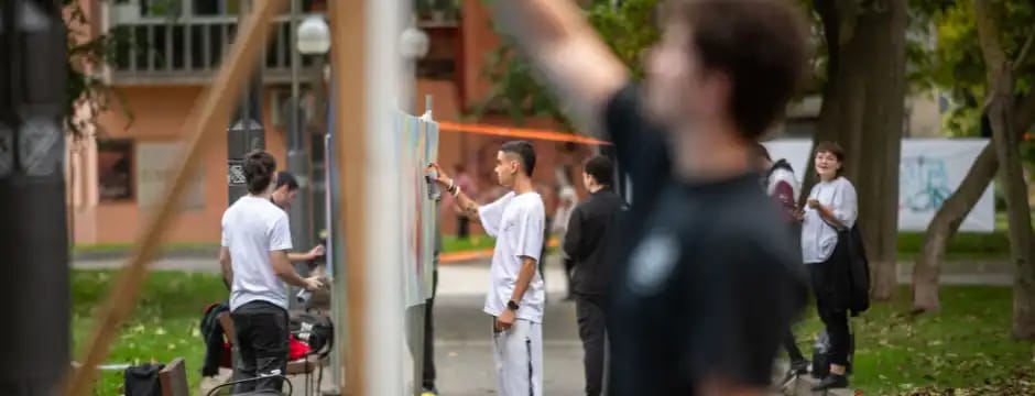 Exhibición de graffiti