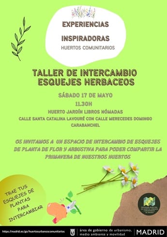 Taller de intercambio de esquejes herbáceos